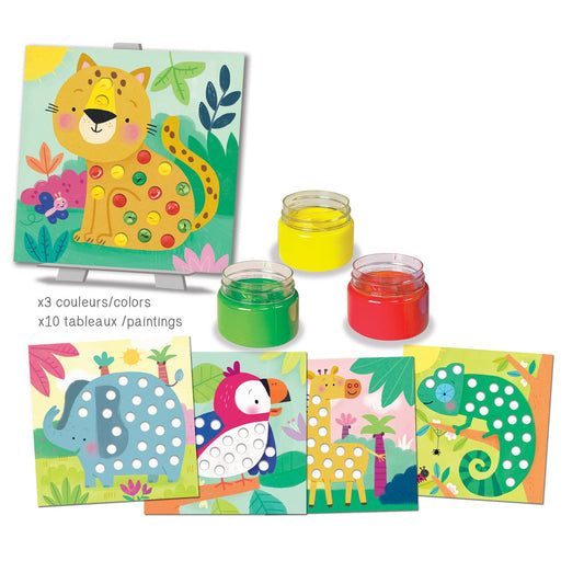 Finger Painting Set Forest Animals - Créa Lign