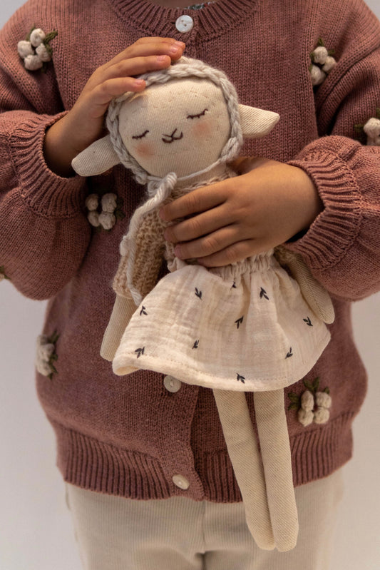 Antonella sheep handmade doll - Mari Dolls