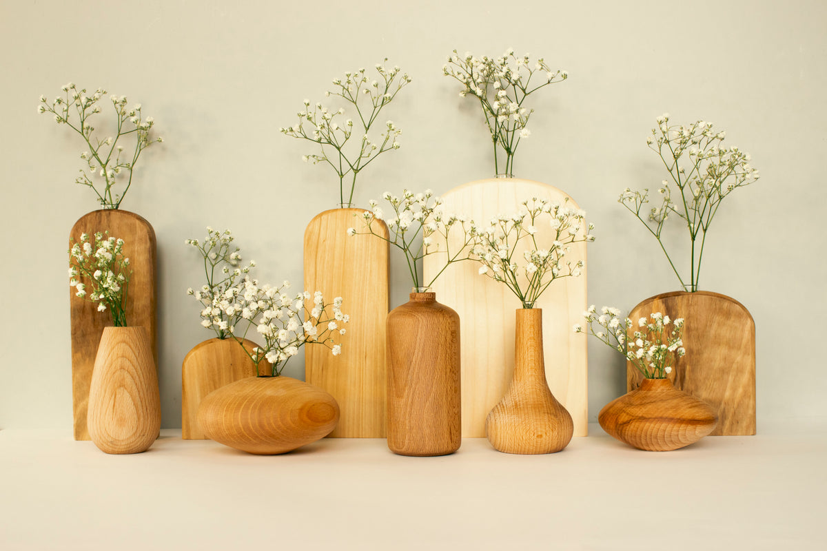 Декоративна ваза със стъклен съд - Tiny flower pot No.03 - Wooden Story Декоративна ваза - Tiny flower pot No.05 - Wooden Story Декоративна ваза със стъклен съд - Tiny flower pot No.02 - Wooden Story