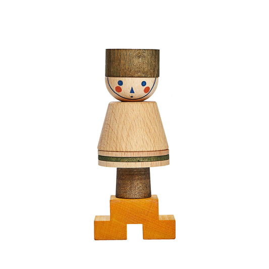 Играчка за нанизване Stick Fig No.03 Монтесори - Wooden Story