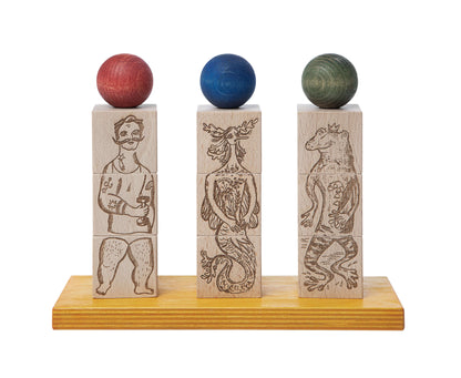 Играчка за нареждане Монтесори - Dreamland - Wooden Story