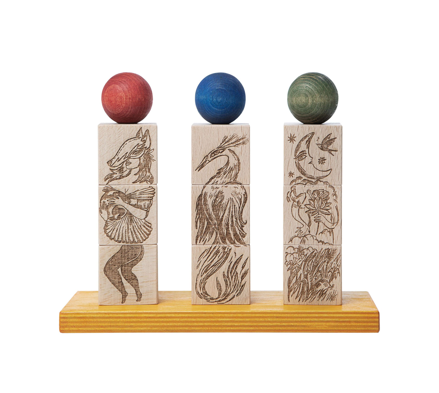 Играчка за нареждане Монтесори - Dreamland - Wooden Story