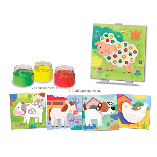 Finger Painting Set Forest Animals - Créa Lign