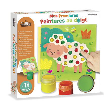 Finger Painting Set Forest Animals - Créa Lign