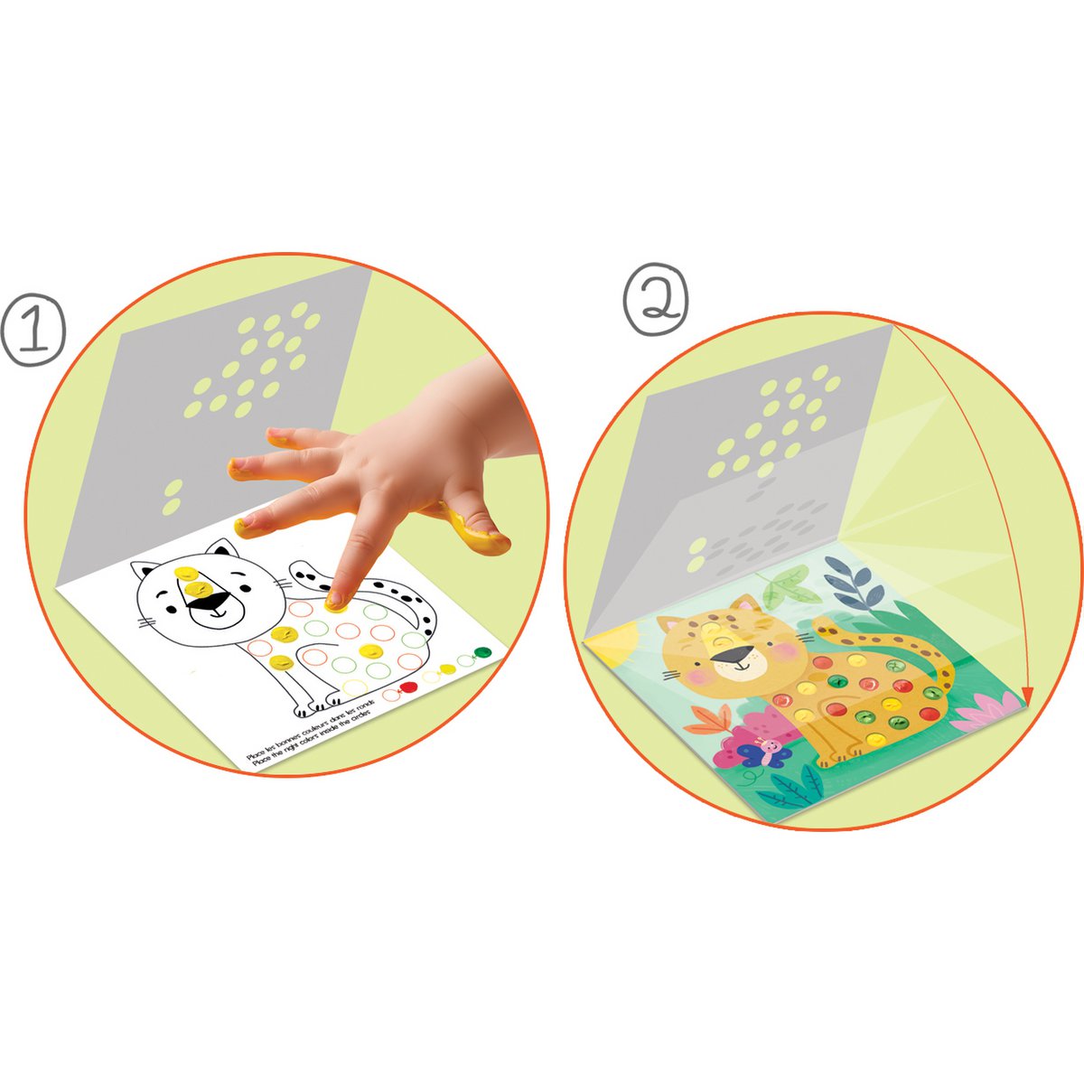 Finger Painting Set Forest Animals - Créa Lign