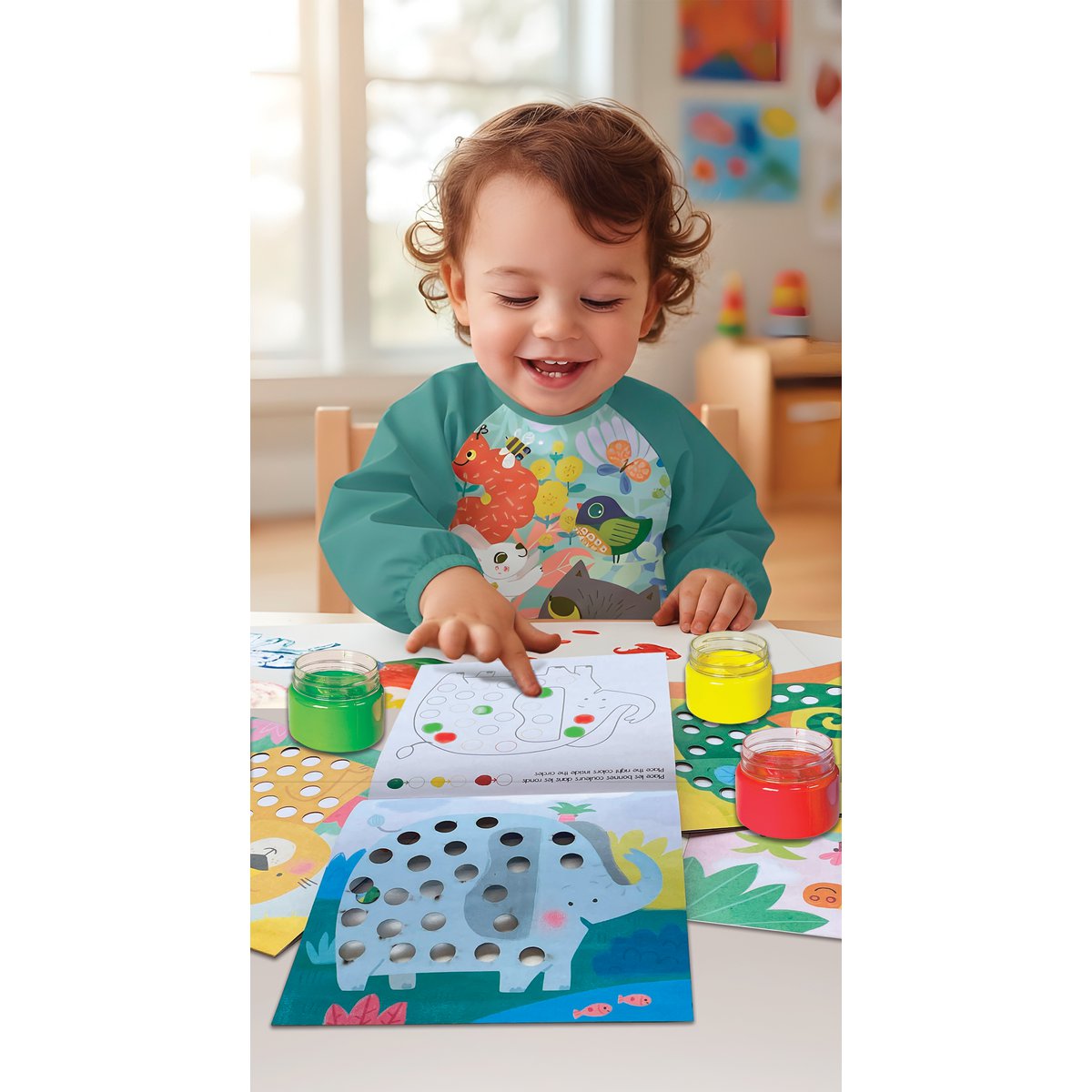 Finger Painting Set Forest Animals - Créa Lign