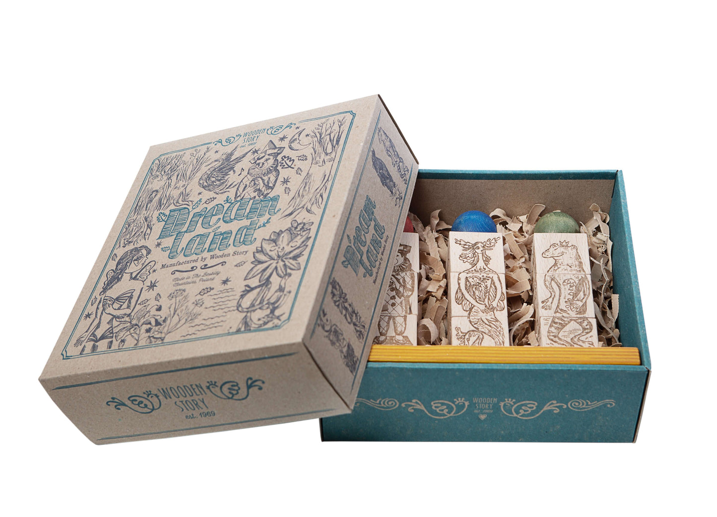 Играчка за нареждане Монтесори - Dreamland - Wooden Story