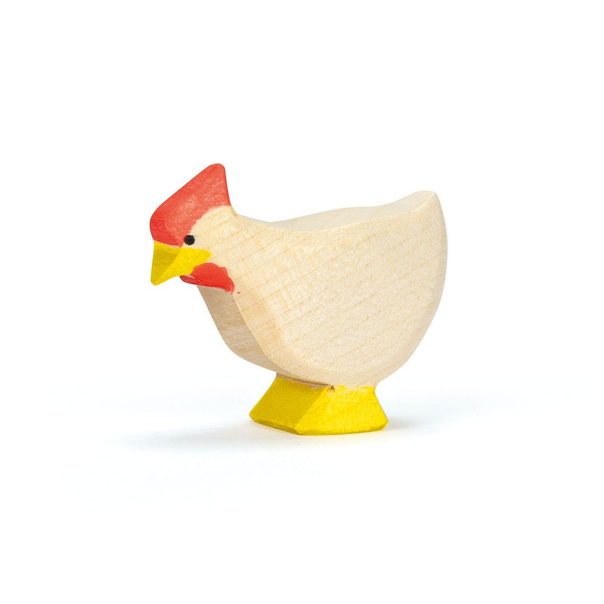 Кокошка бяла изправена - Hen white standing - Ostheimer