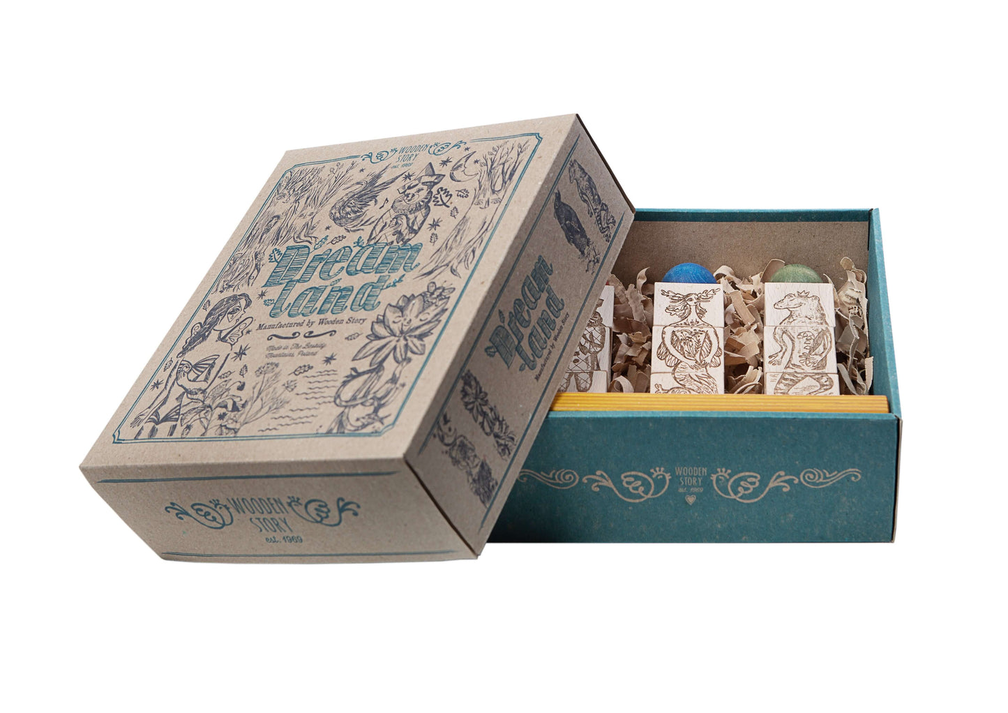 Играчка за нареждане Монтесори - Dreamland - Wooden Story