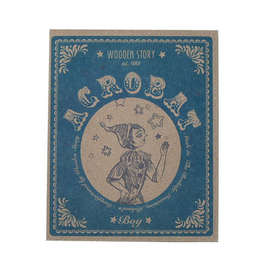 Винтидж дървена играчка Акробат момче - Acrobat Boy - Wooden Story