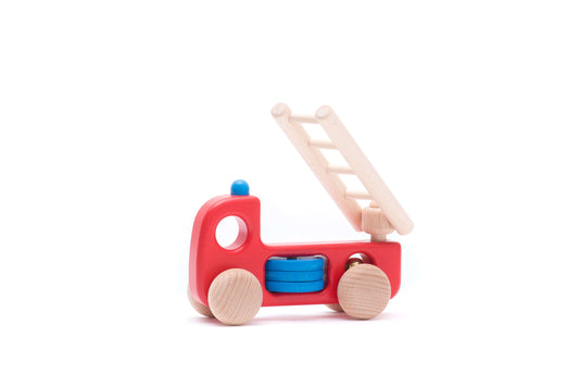 Дървена играчка Пожарна кола - BAJO