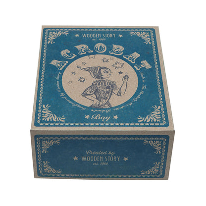 Винтидж дървена играчка Акробат момче - Acrobat Boy - Wooden Story