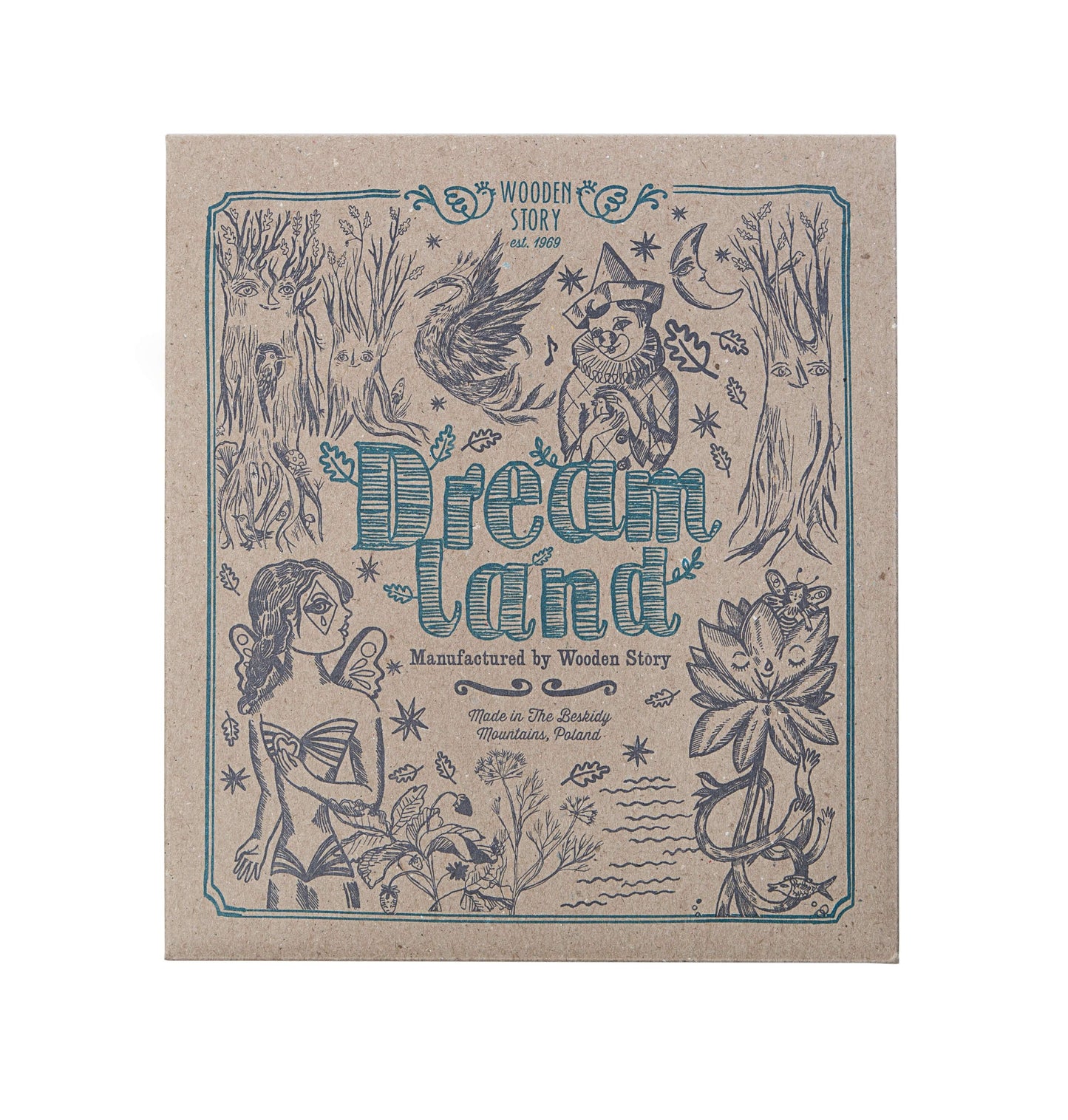 Играчка за нареждане Монтесори - Dreamland - Wooden Story