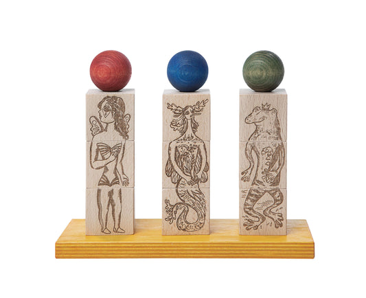 Играчка за нареждане Монтесори - Dreamland - Wooden Story