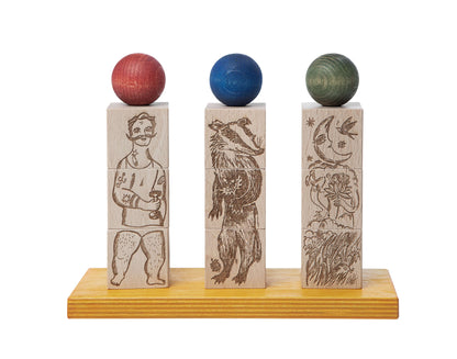 Играчка за нареждане Монтесори - Dreamland - Wooden Story