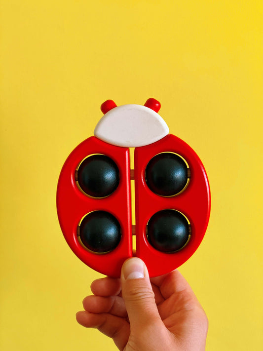 Дървена играчка Калинка с колелца - BAJO