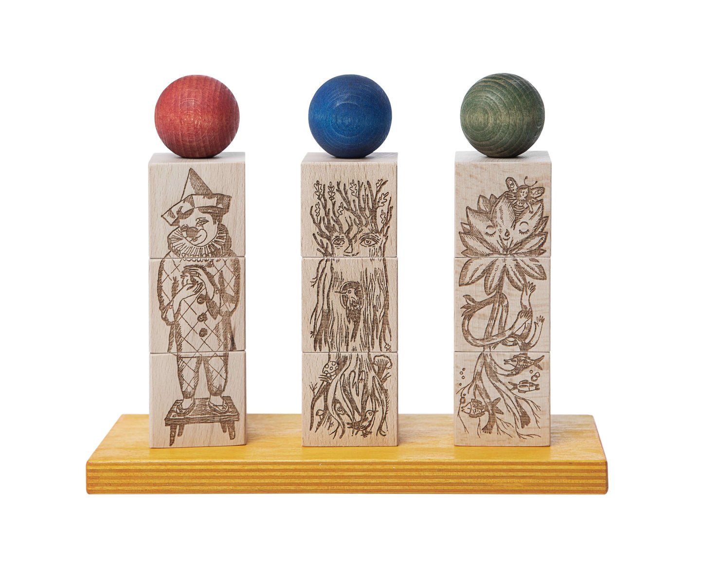 Играчка за нареждане Монтесори - Dreamland - Wooden Story