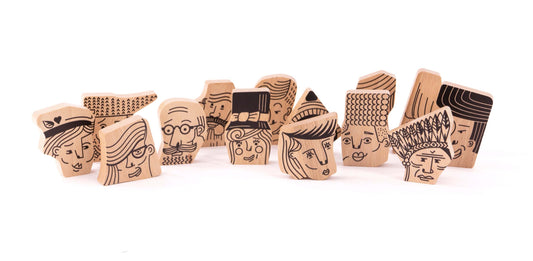 Дървен пъзел Тълпа - BAJO