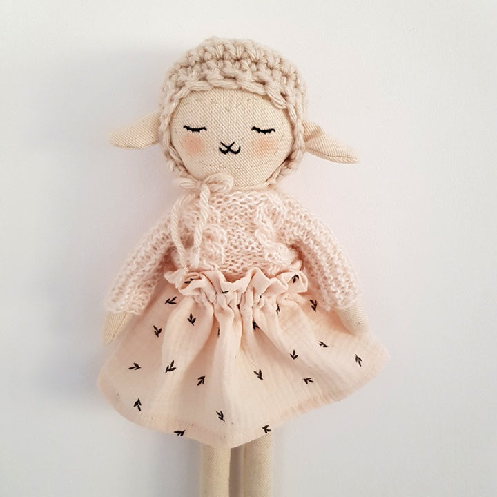 Кукла Овчица Антонела ръчна изработка - Mari Dolls