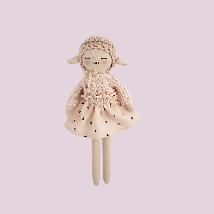 Кукла Овчица Антонела ръчна изработка - Mari Dolls