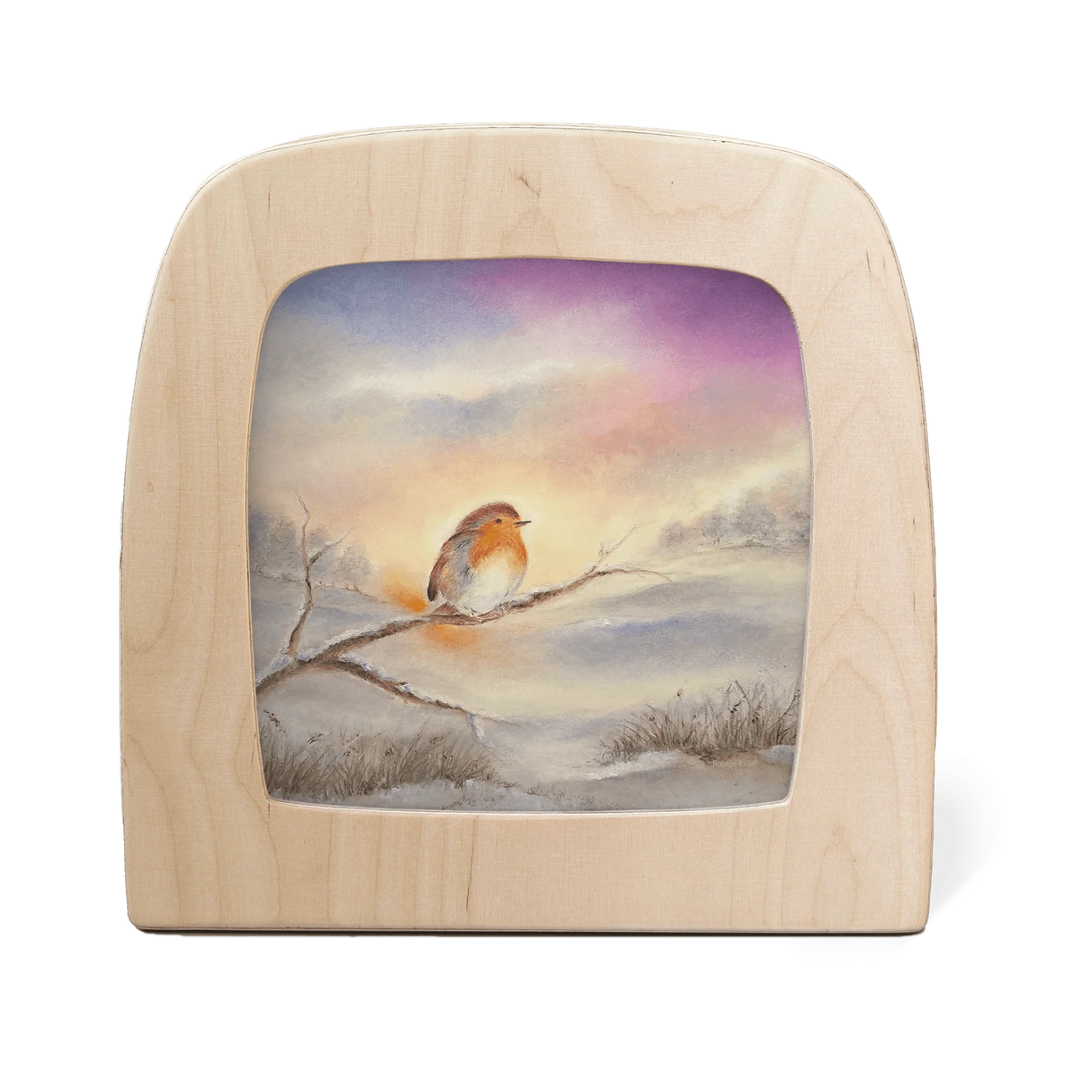 Baukje Exler - Winter Robin Silhouette за лампа Toverlux