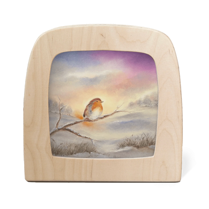 Baukje Exler - Winter Robin Silhouette за лампа Toverlux