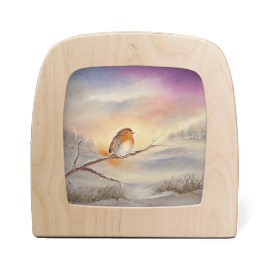 Baukje Exler - Winter Robin Silhouette за лампа Toverlux