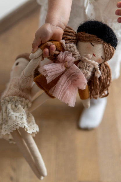 Кукла Рози Парижанка ръчна изработка - Mari Dolls