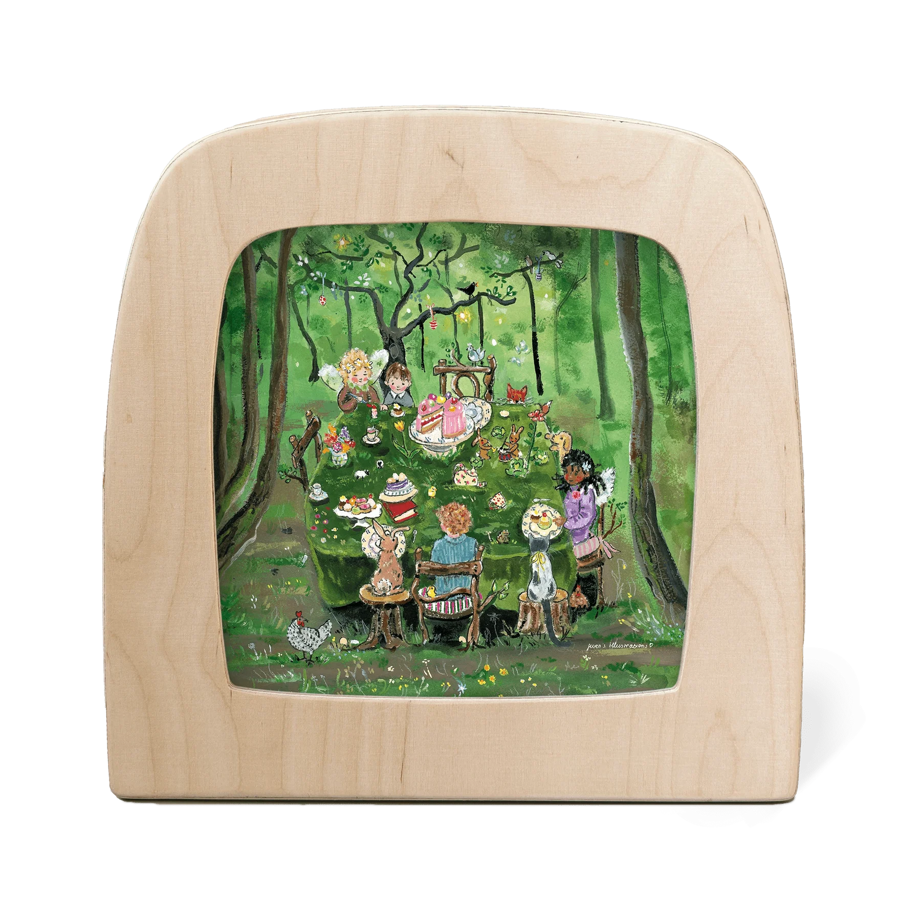 Gwen's Illustrations - Forest Tea Party Silhouette