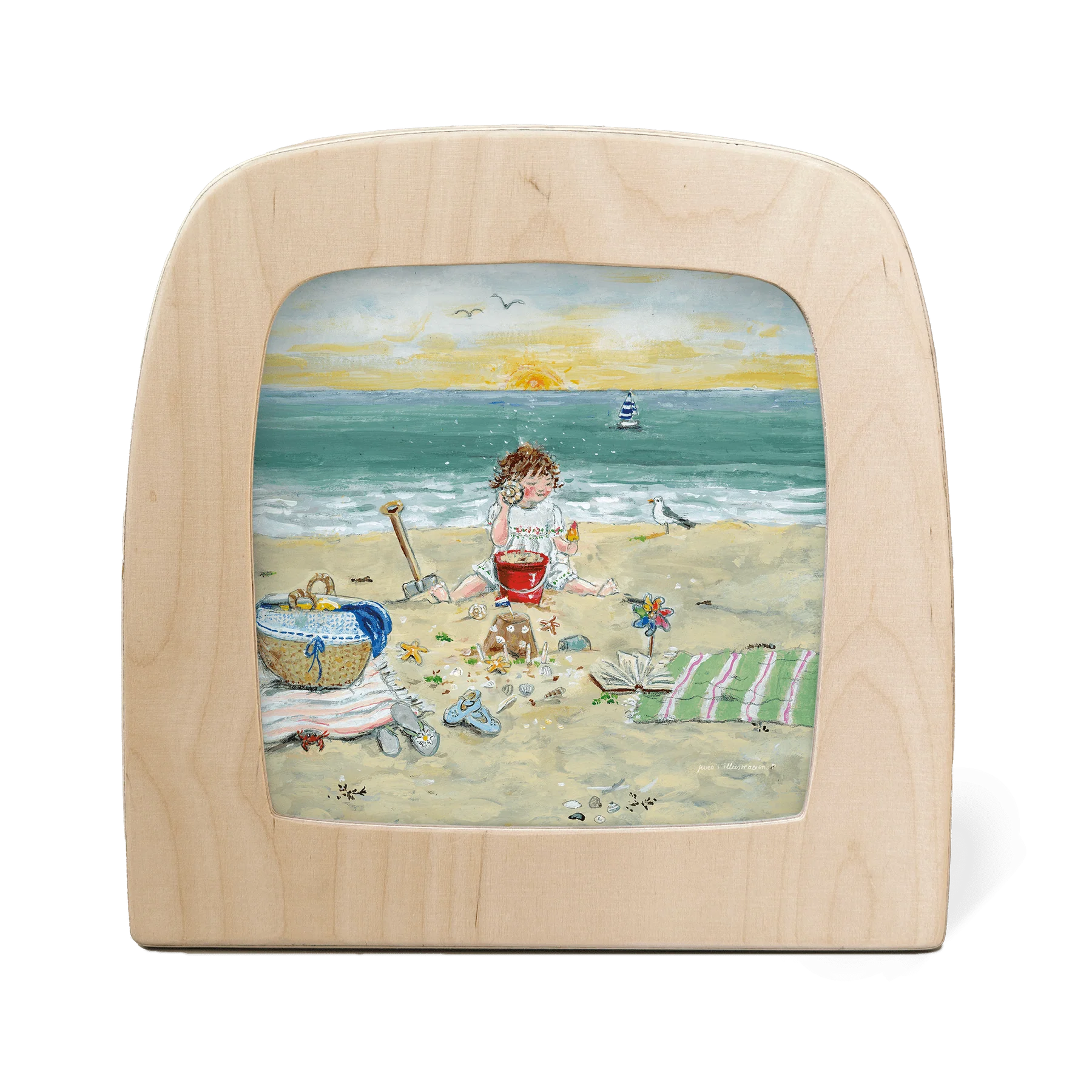 Gwen's Illustrations - I hear the Sea Silhouette