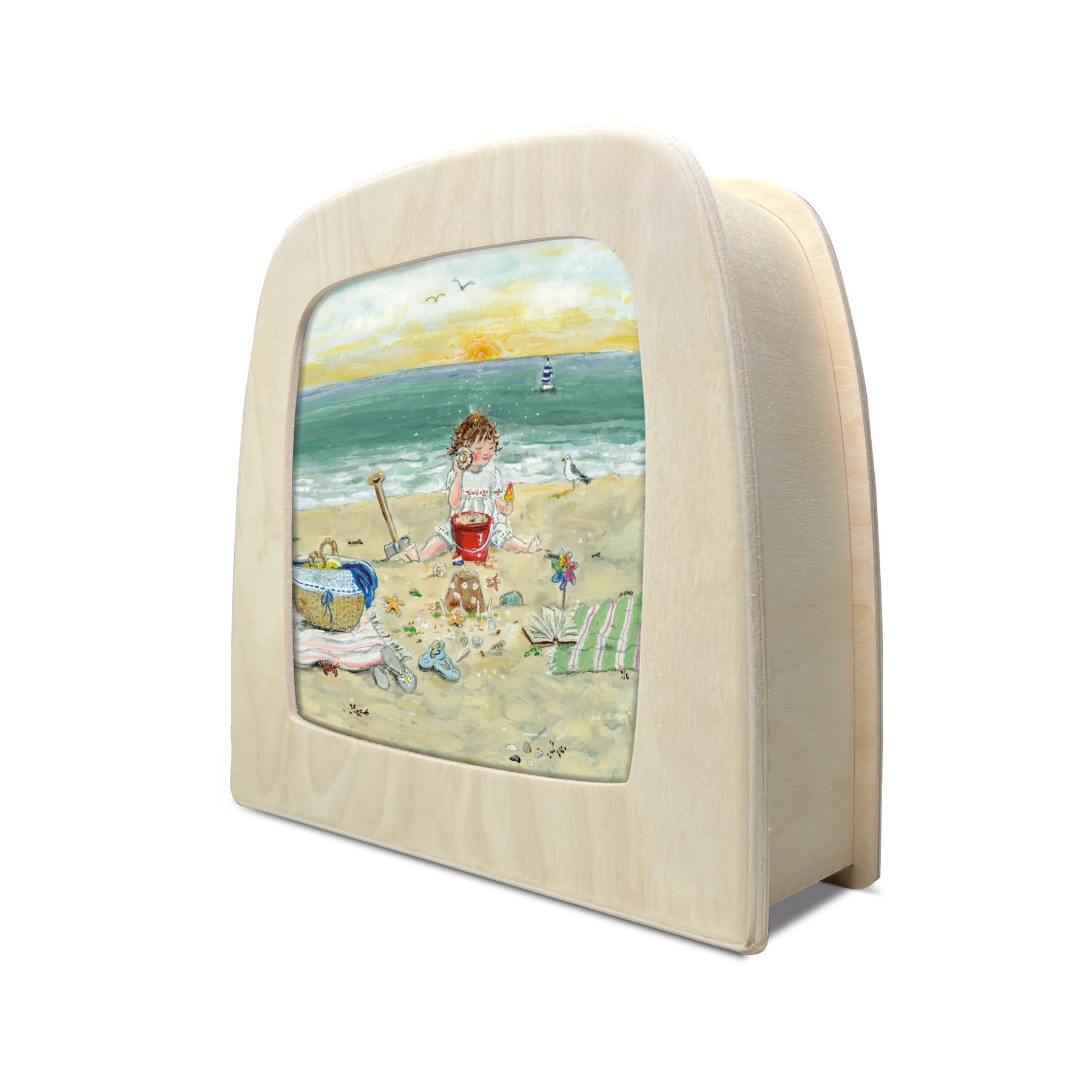 Gwen's Illustrations - I hear the Sea Silhouette