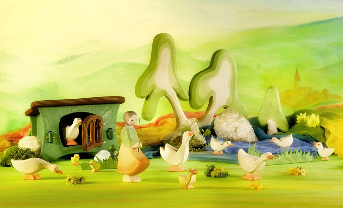 Гъска изправена - Goose standing - Ostheimer