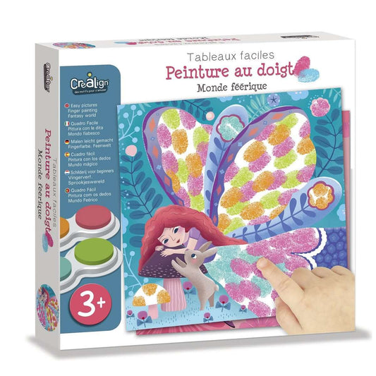 Детски комплект за рисуване с пръсти “Света на феите” - Créa Lign'