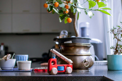 Дървена играчка Пожарна кола - BAJO