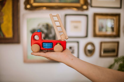 Дървена играчка Пожарна кола - BAJO