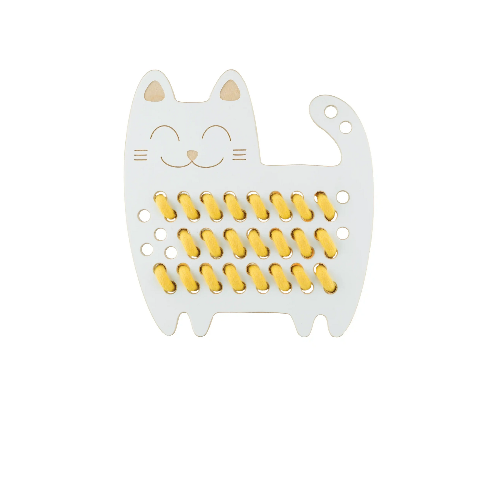 Дървена играчка за низане - Котето Софи - Milin