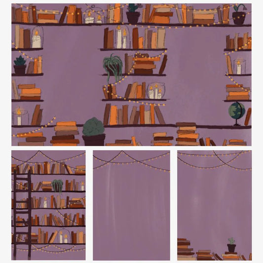 Тапет малък сет - The Bookshop - The Storyhouse