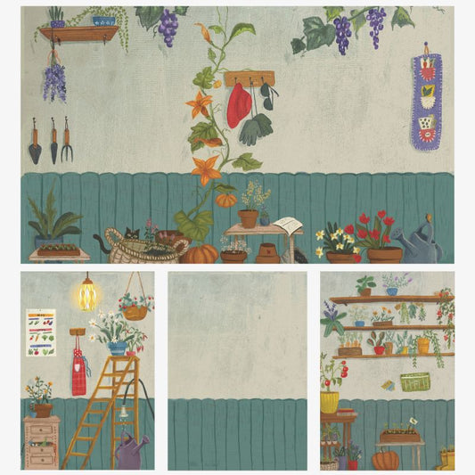 Тапет малък сет - The Greenhouse - The Storyhouse
