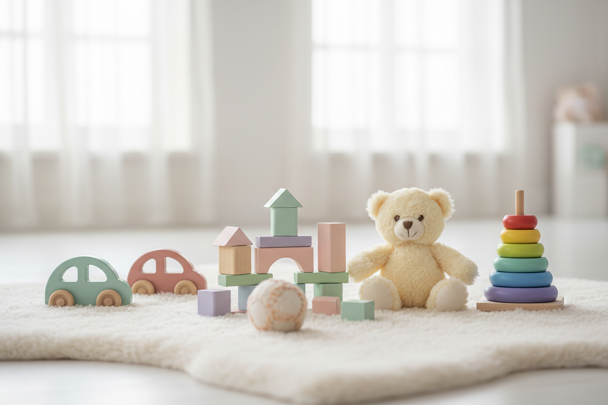 pastel colour toys for toddlers